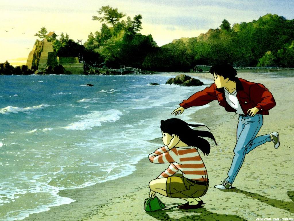 Znalezione obrazy dla zapytania Umi ga Kikoeru anime wallpaper